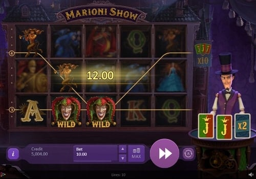 Дикие символы в игровом автомате Marioni Show